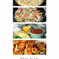 Meal Planning meals collage pin 1