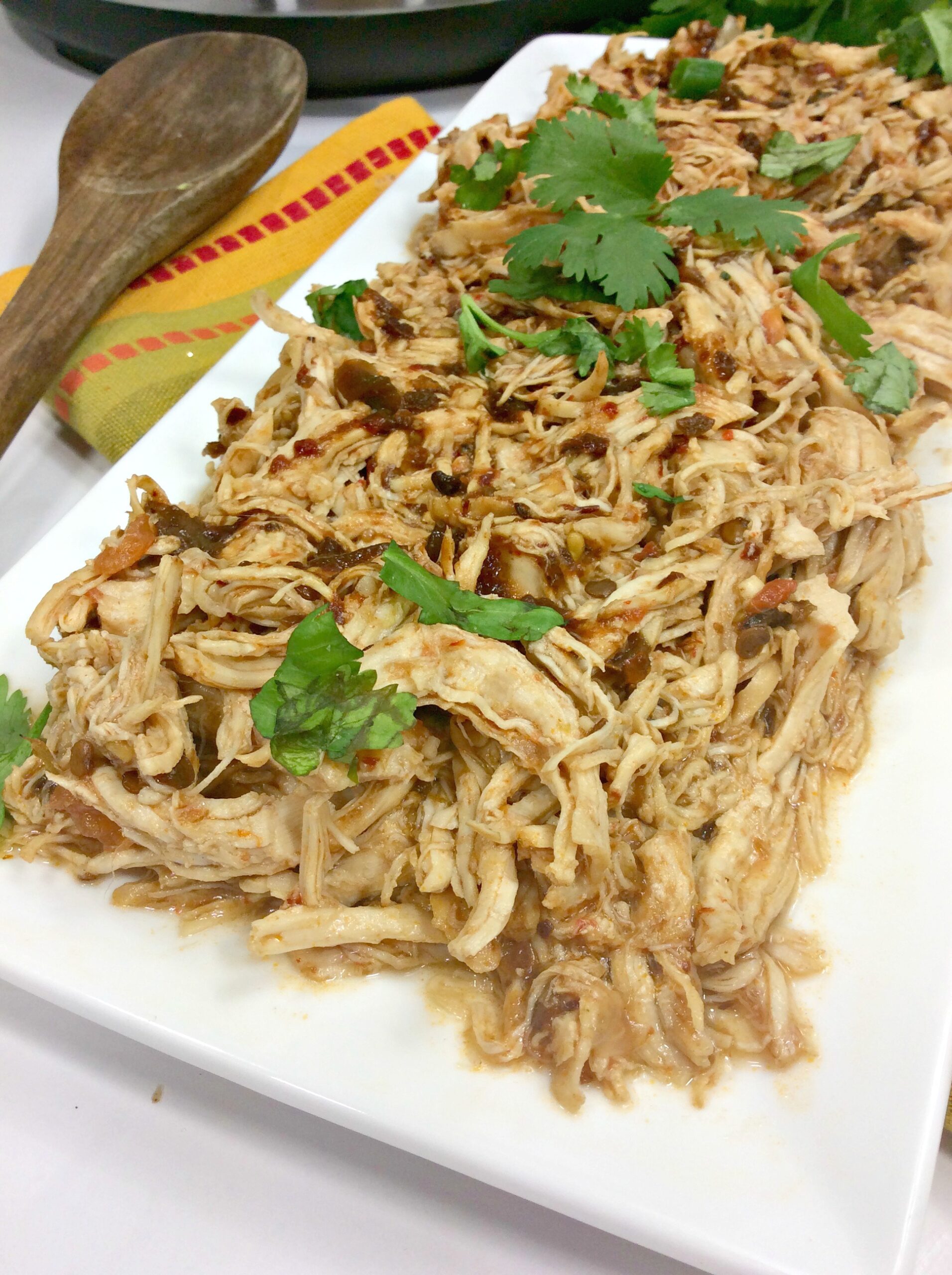 Instant Pot Mexican Shredded Chicken - Love On A Plate