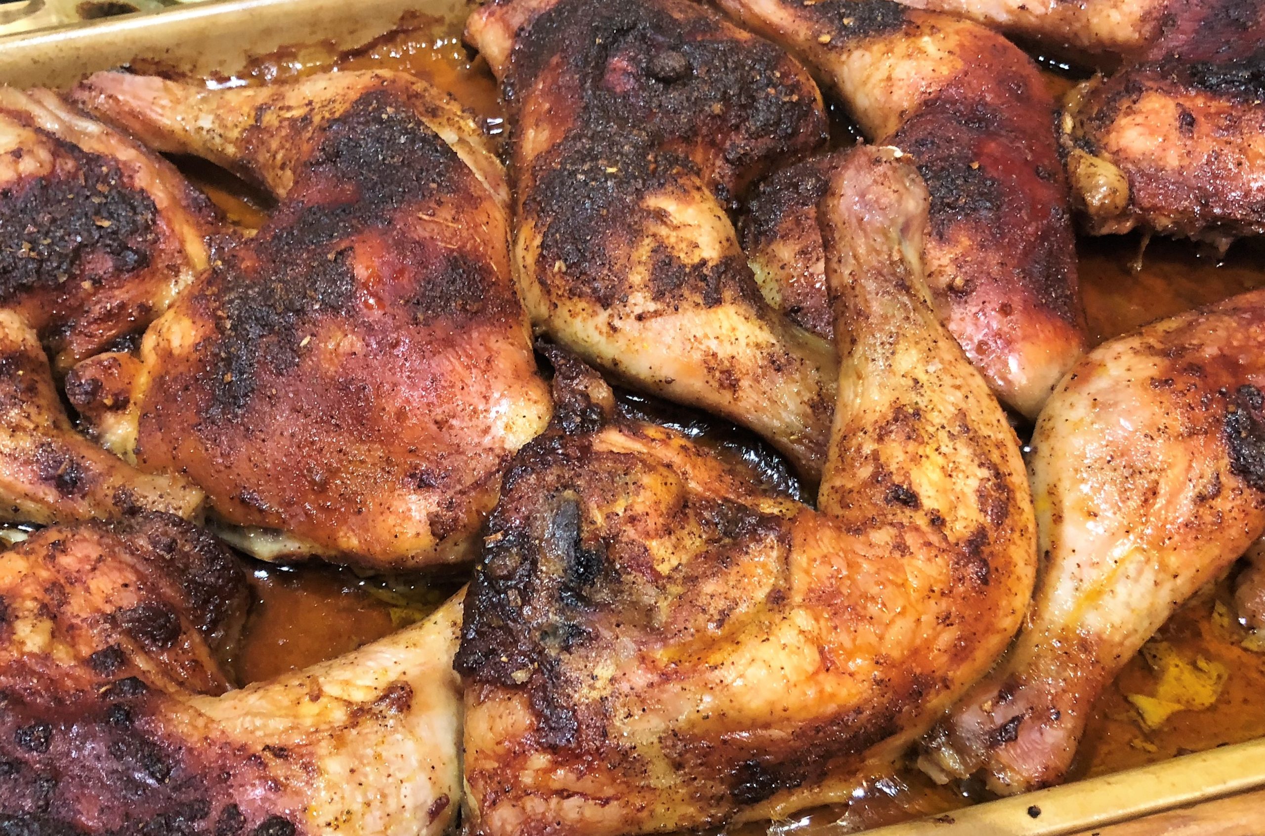 Slow Roasted Chicken Quarters; it's whats for dinner - Love On A Plate