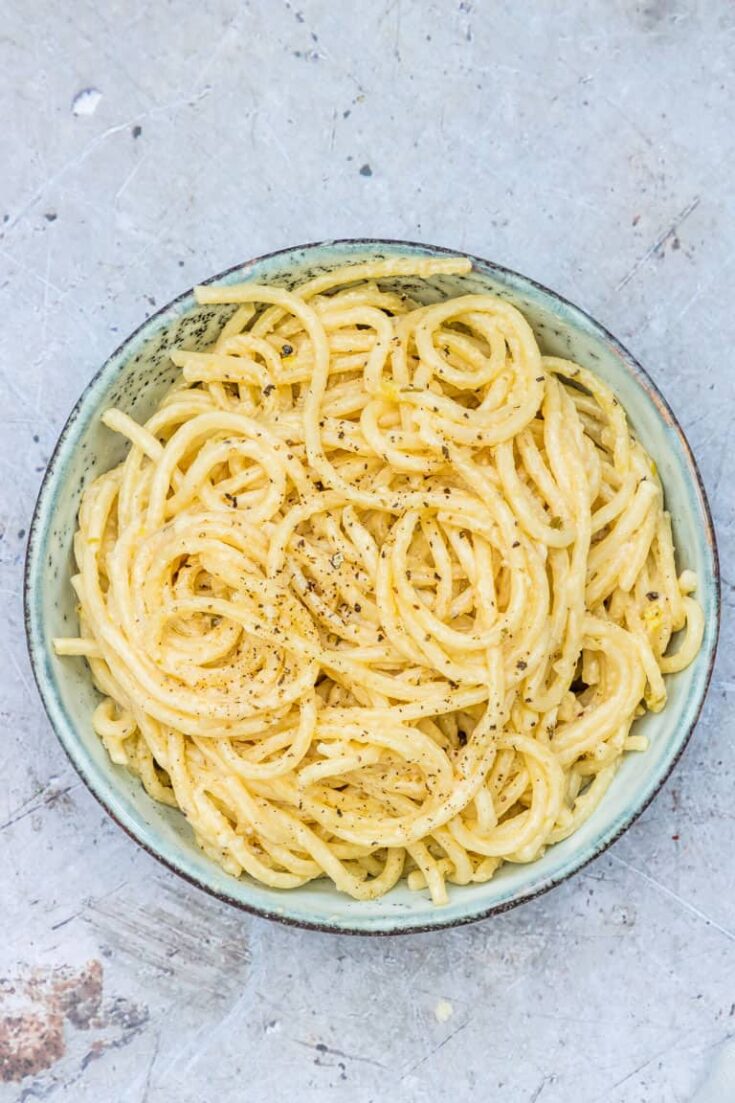 Image for Instant Pot Cheesy Garlic Butter Spaghetti {Dump and Start, Vegetarian}